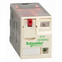 Реле 2 CO светодиод 120В переменного тока | код. RXM2AB2F7 | Schneider Electric